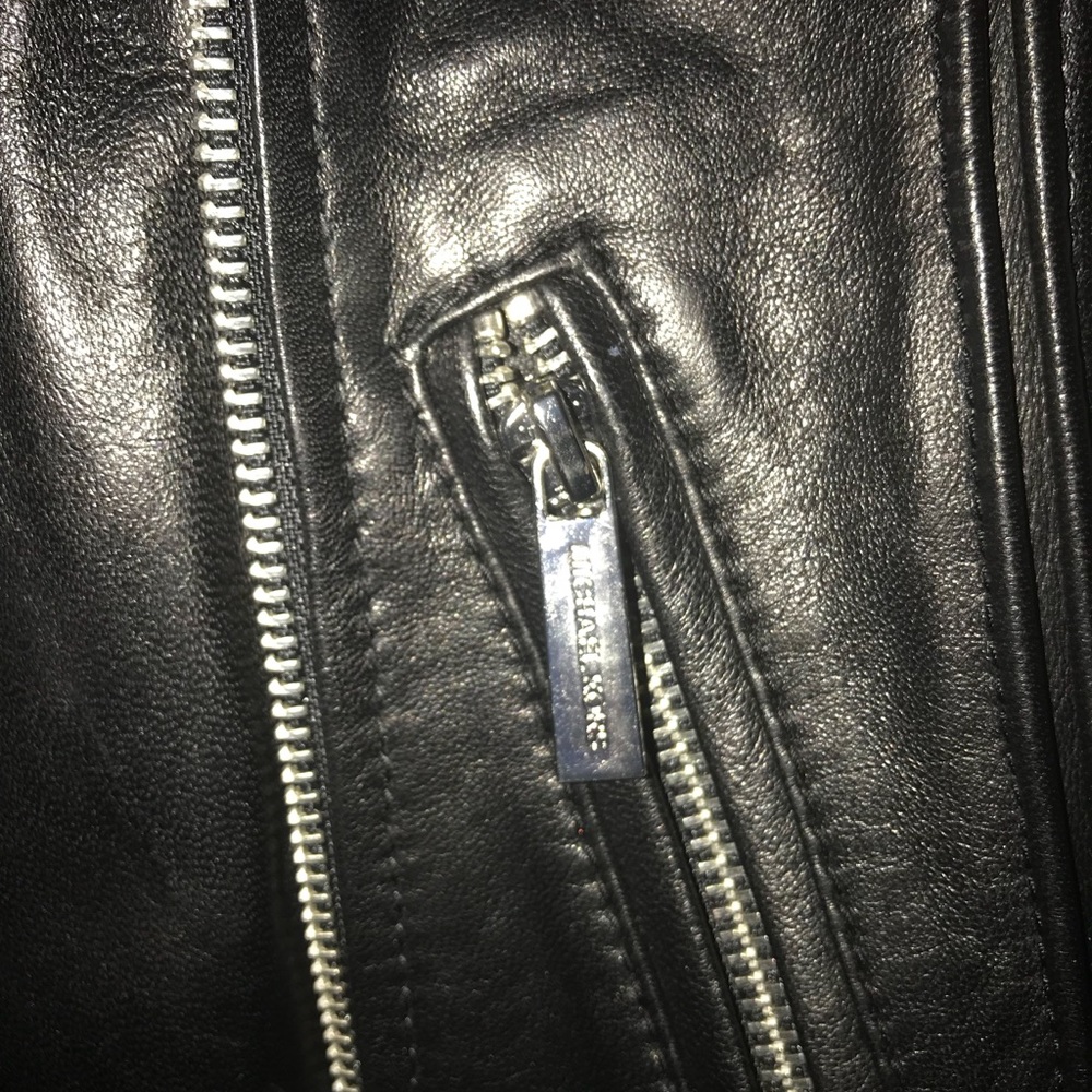 Leather Jacket Michael kors new - Picture 5 of 7